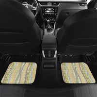 Green Palaka Hawaii Leis Car Mats Hawaiian-plaid Elegant Tropical Vibes - Polynesian Pride