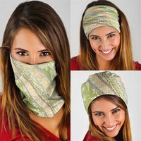 Green Palaka Hawaii Leis Neck Gaiter Hawaiian-plaid Elegant Tropical Vibes - Polynesian Pride