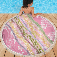 Pink Palaka Hawaii Leis Beach Blanket Hawaiian-plaid Elegant Tropical Vibes - Polynesian Pride