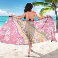 Pink Palaka Hawaii Leis Sarong Hawaiian-plaid Elegant Tropical Vibes - Polynesian Pride