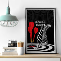 New Zealand Darts Canvas Wall Art Aotearoa Maori Fern Bring It On LT14 - Polynesian Pride
