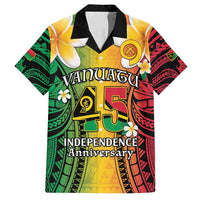 Vanuatu Independence Day Family Matching Summer Maxi Dress and Hawaiian Shirt Long God Yumi Stanap Happy 45th Anniversary LT14