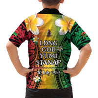 Vanuatu Independence Day Hawaiian Shirt Long God Yumi Stanap Happy 45th Anniversary LT14
