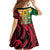 Vanuatu Independence Day Kid Short Sleeve Dress Long God Yumi Stanap Happy 45th Anniversary LT14