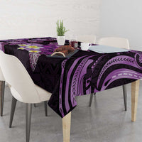 Personalised Aloha Hawaii Kauai Island Tablecloth Garden Isle Map Sea Turtle Plumeria LT14 - Polynesian Pride