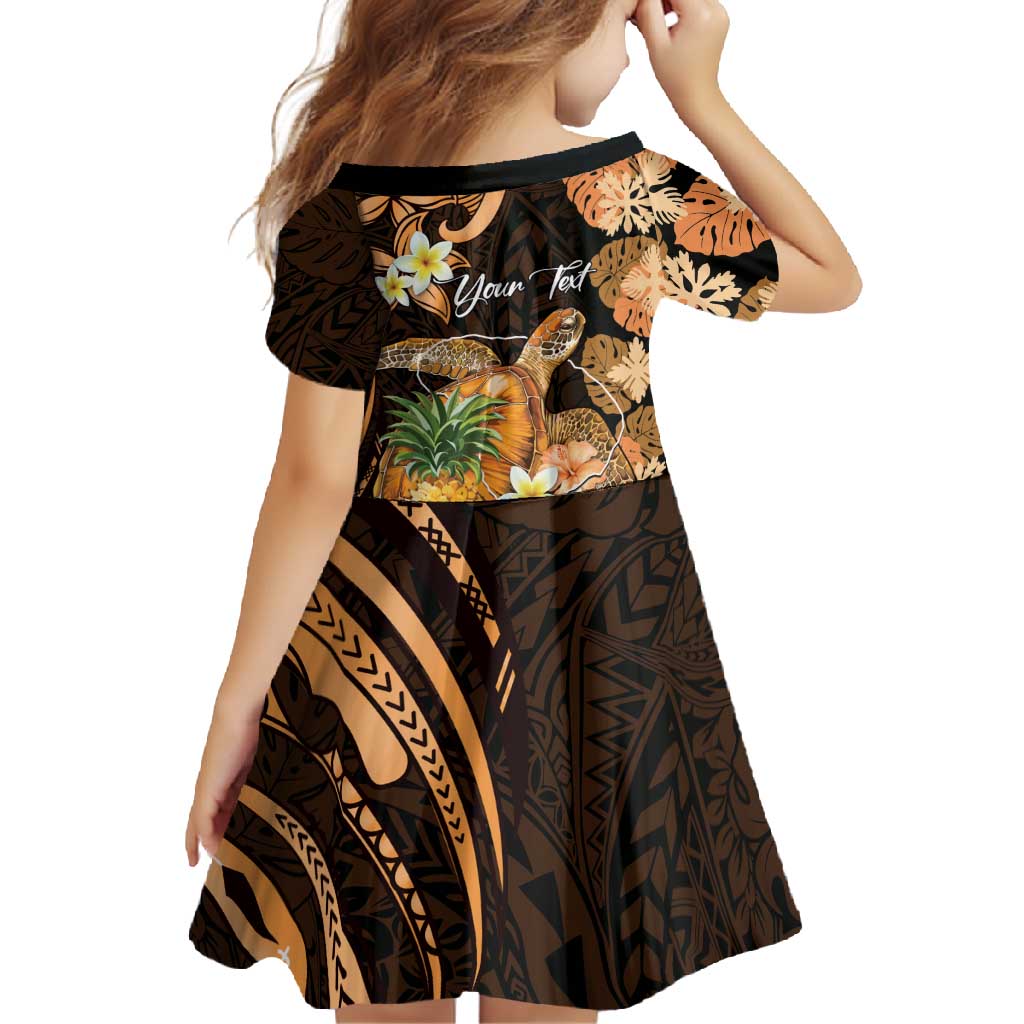 Personalised Aloha Hawaii Lanai Island Family Matching Summer Maxi Dress and Hawaiian Shirt Pineapple Isle Map Sea Turtle Plumeria