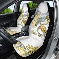 Personalised Aloha Hawaii Niihau Island Car Seat Cover Forbidden Isle Map Shell Lei