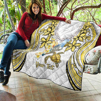 Personalised Aloha Hawaii Niihau Island Quilt Forbidden Isle Map Shell Lei