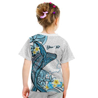 Personalised Aloha Hawaii Kahoolawe Island Kid T Shirt Target Isle Map With Humpback Whale LT14 - Polynesian Pride