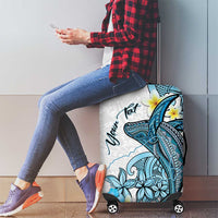 Personalised Aloha Hawaii Kahoolawe Island Luggage Cover Target Isle Map With Humpback Whale