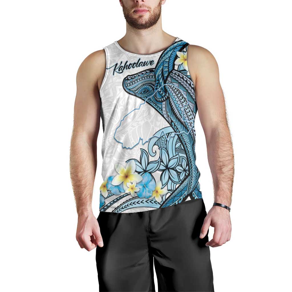 Personalised Aloha Hawaii Kahoolawe Island Men Tank Top Target Isle Map With Humpback Whale