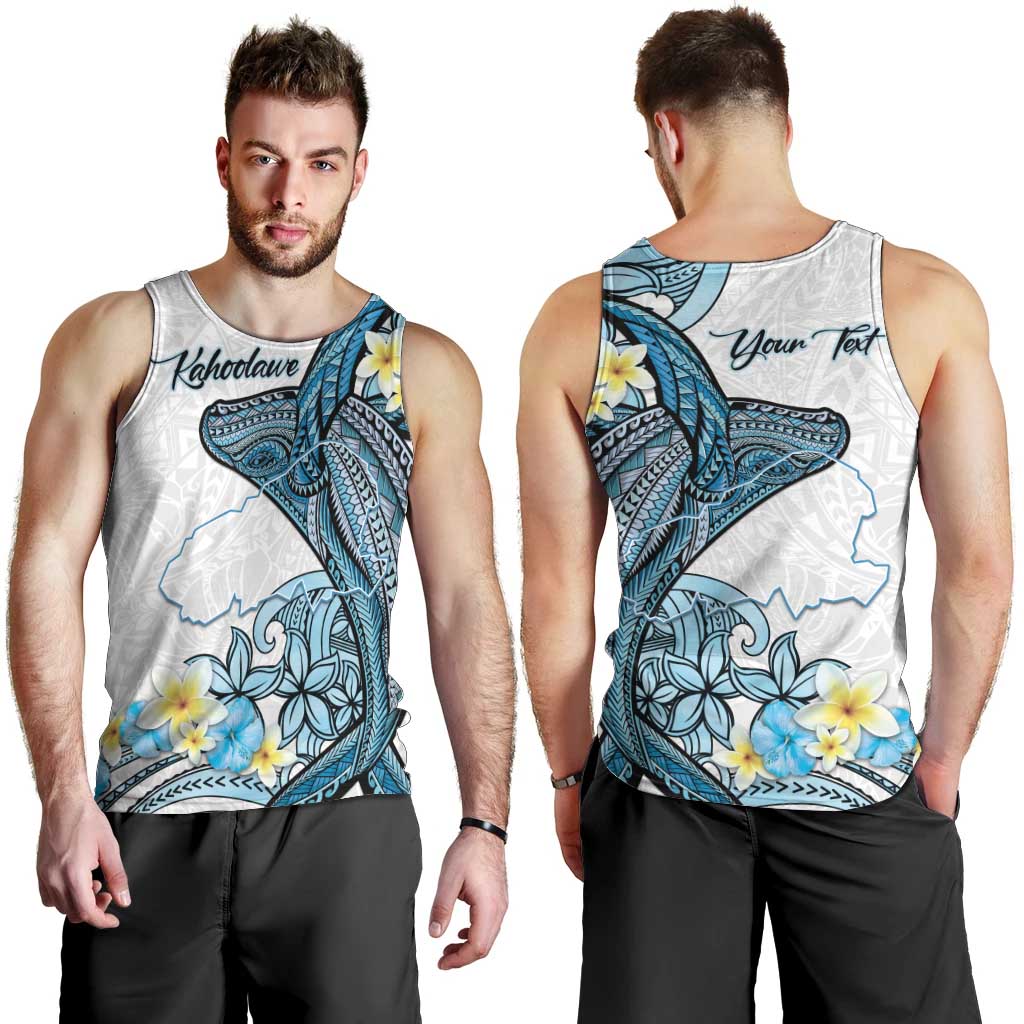 Personalised Aloha Hawaii Kahoolawe Island Men Tank Top Target Isle Map With Humpback Whale