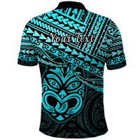 Custom Matariki New Zealand Polo Shirt Maori New Year Tiki Turquoise Version LT14
