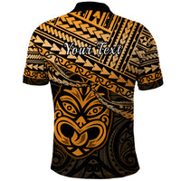 Custom Matariki New Zealand Polo Shirt Maori New Year Tiki Gold Version LT14