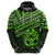 Custom Matariki New Zealand Hoodie Maori New Year Tiki Green Version LT14