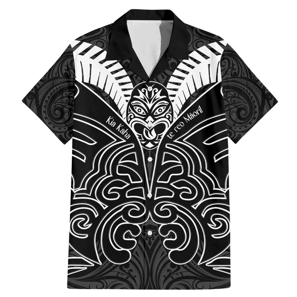 Kia Kaha Te Reo Maori Family Matching Mermaid Dress and Hawaiian Shirt Aotearoa Hei Tiki With Hongi