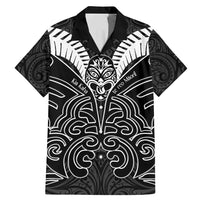 Kia Kaha Te Reo Maori Family Matching Mermaid Dress and Hawaiian Shirt Aotearoa Hei Tiki With Hongi