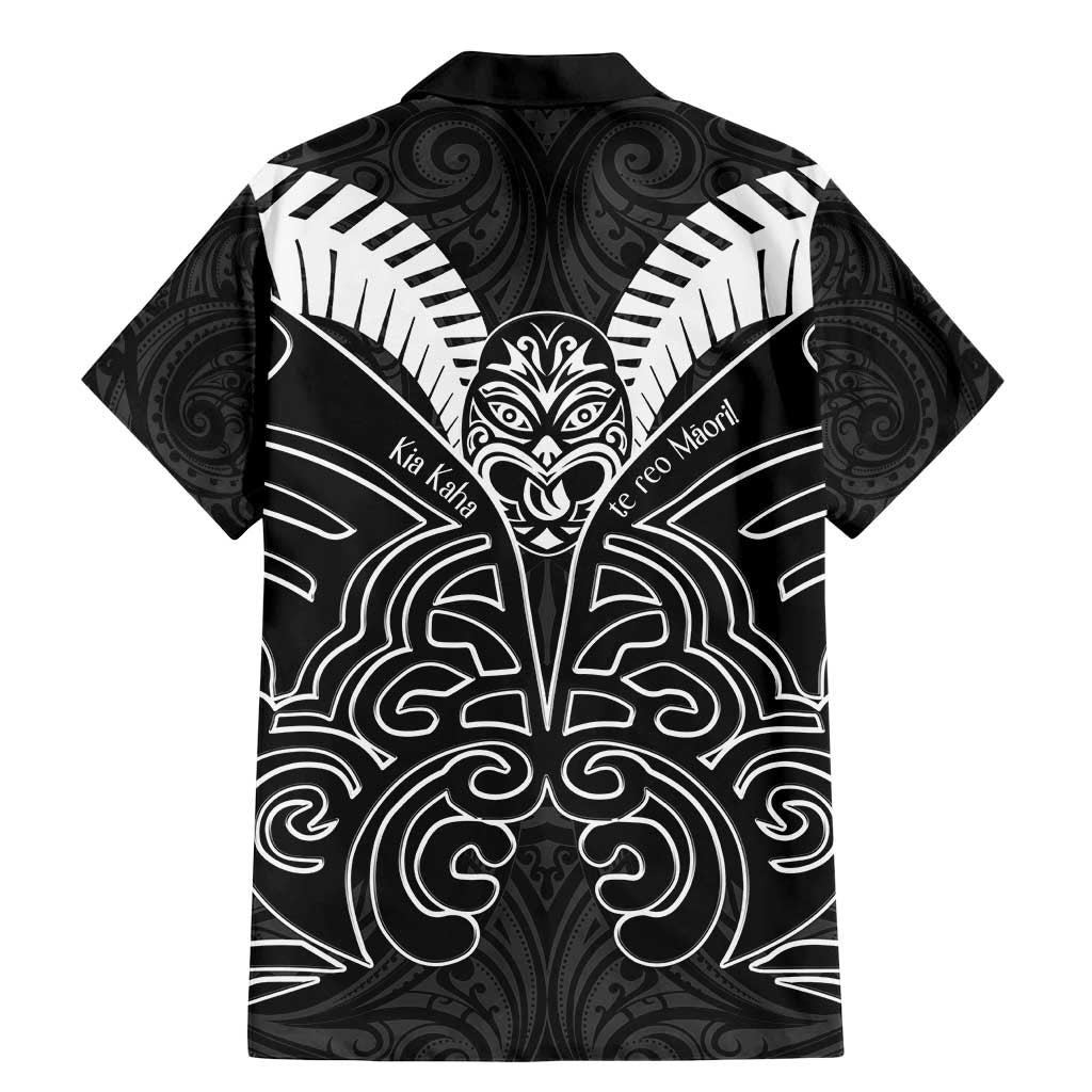 Kia Kaha Te Reo Maori Family Matching Mermaid Dress and Hawaiian Shirt Aotearoa Hei Tiki With Hongi