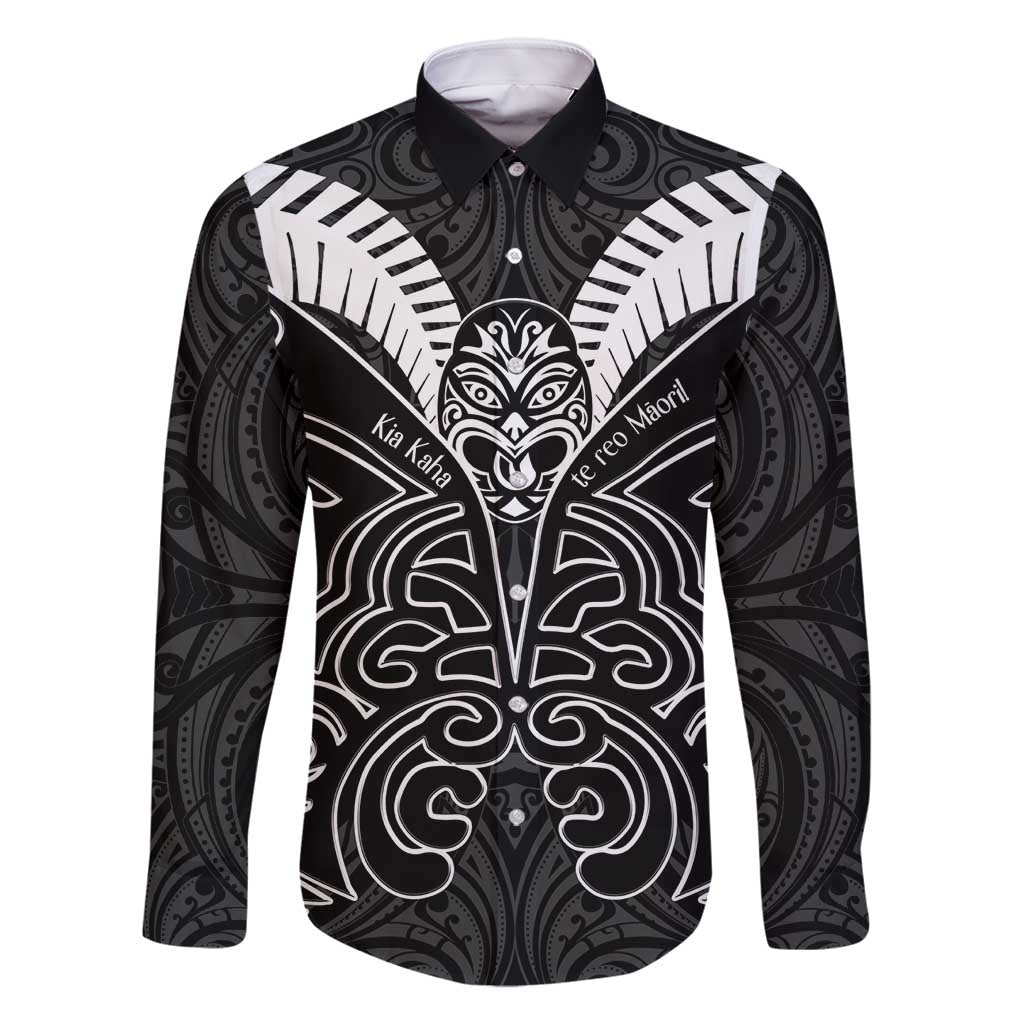 Kia Kaha Te Reo Maori Family Matching Mermaid Dress and Hawaiian Shirt Aotearoa Hei Tiki With Hongi