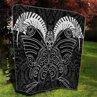 Kia Kaha Te Reo Maori Quilt Aotearoa Hei Tiki With Hongi LT14 - Polynesian Pride