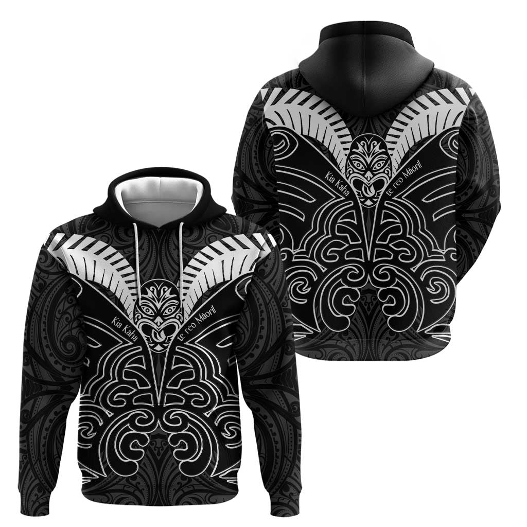 Kia Kaha Te Reo Maori Zip Hoodie Aotearoa Hei Tiki With Hongi