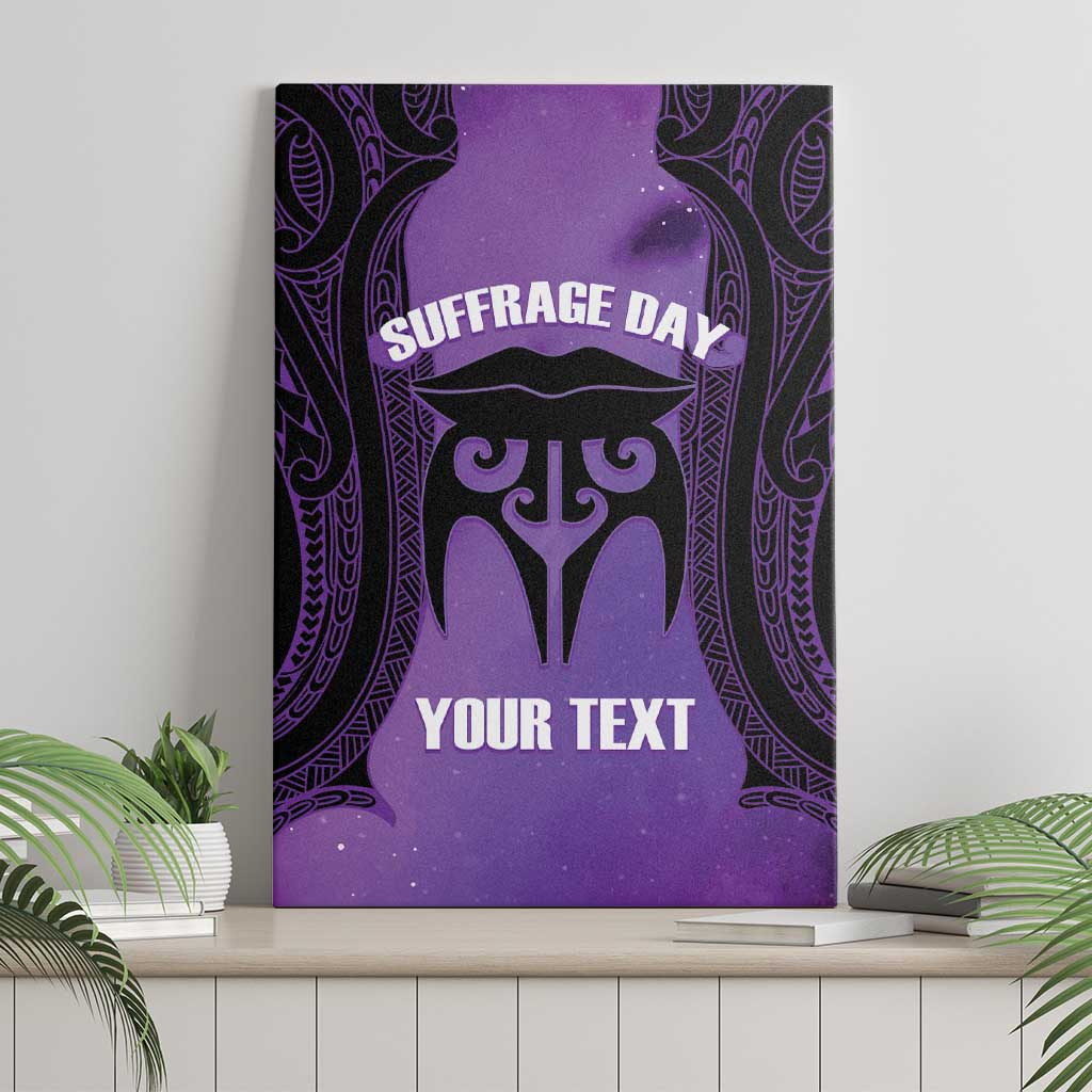 Personalised New Zealand Suffrage Day Canvas Wall Art Maori Tattoo Galaxy Vibe - Polynesian Pride