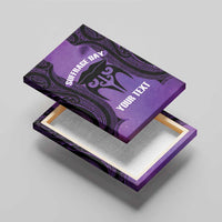 Personalised New Zealand Suffrage Day Canvas Wall Art Maori Tattoo Galaxy Vibe - Polynesian Pride