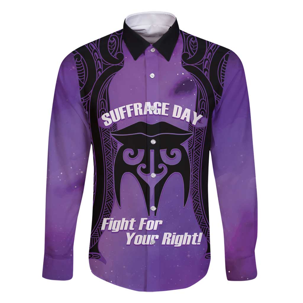 Personalised New Zealand Suffrage Day Family Matching Mermaid Dress and Hawaiian Shirt Maori Tattoo Galaxy Vibe - Polynesian Pride