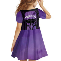 Personalised New Zealand Suffrage Day Family Matching Puletasi and Hawaiian Shirt Maori Tattoo Galaxy Vibe - Polynesian Pride