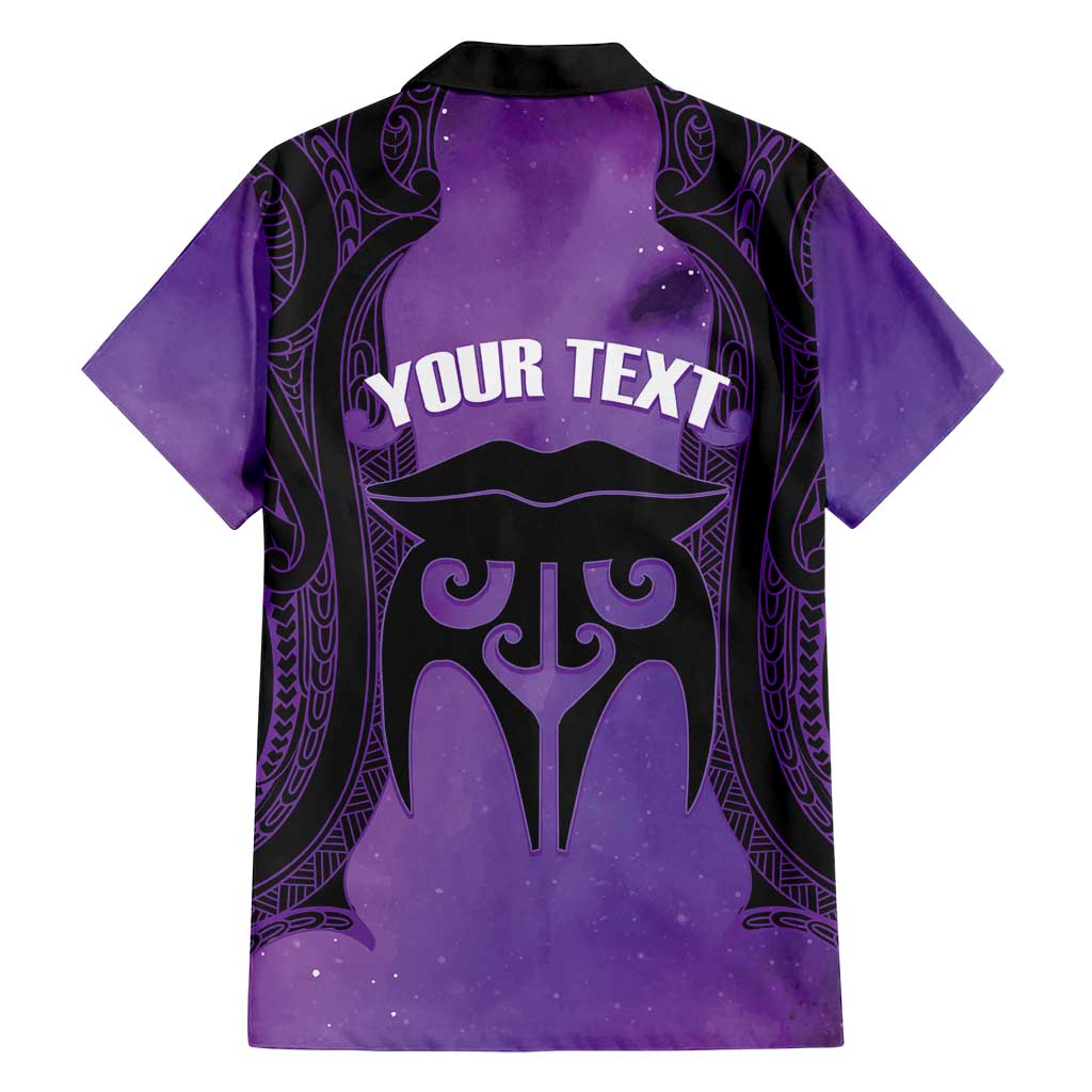 Personalised New Zealand Suffrage Day Family Matching Puletasi and Hawaiian Shirt Maori Tattoo Galaxy Vibe - Polynesian Pride