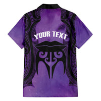 Personalised New Zealand Suffrage Day Family Matching Puletasi and Hawaiian Shirt Maori Tattoo Galaxy Vibe - Polynesian Pride