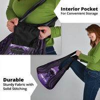 Personalised New Zealand Suffrage Day Grocery Bag Maori Tattoo Galaxy Vibe - Polynesian Pride