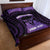 Personalised New Zealand Suffrage Day Quilt Bed Set Maori Tattoo Galaxy Vibe - Polynesian Pride