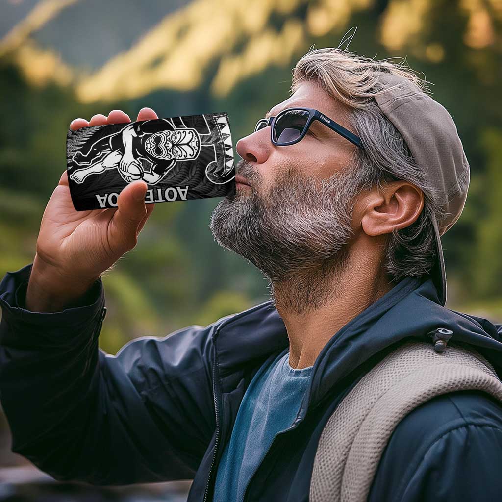 New Zealand Silver Fern Rugby 4 in 1 Can Cooler Tumbler All Black Koru Maori