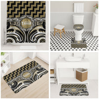 Aotearoa Waikato Tainui Bathroom Set Maori Iwi Poutama Puhoro Tattoo LT14 - Polynesian Pride