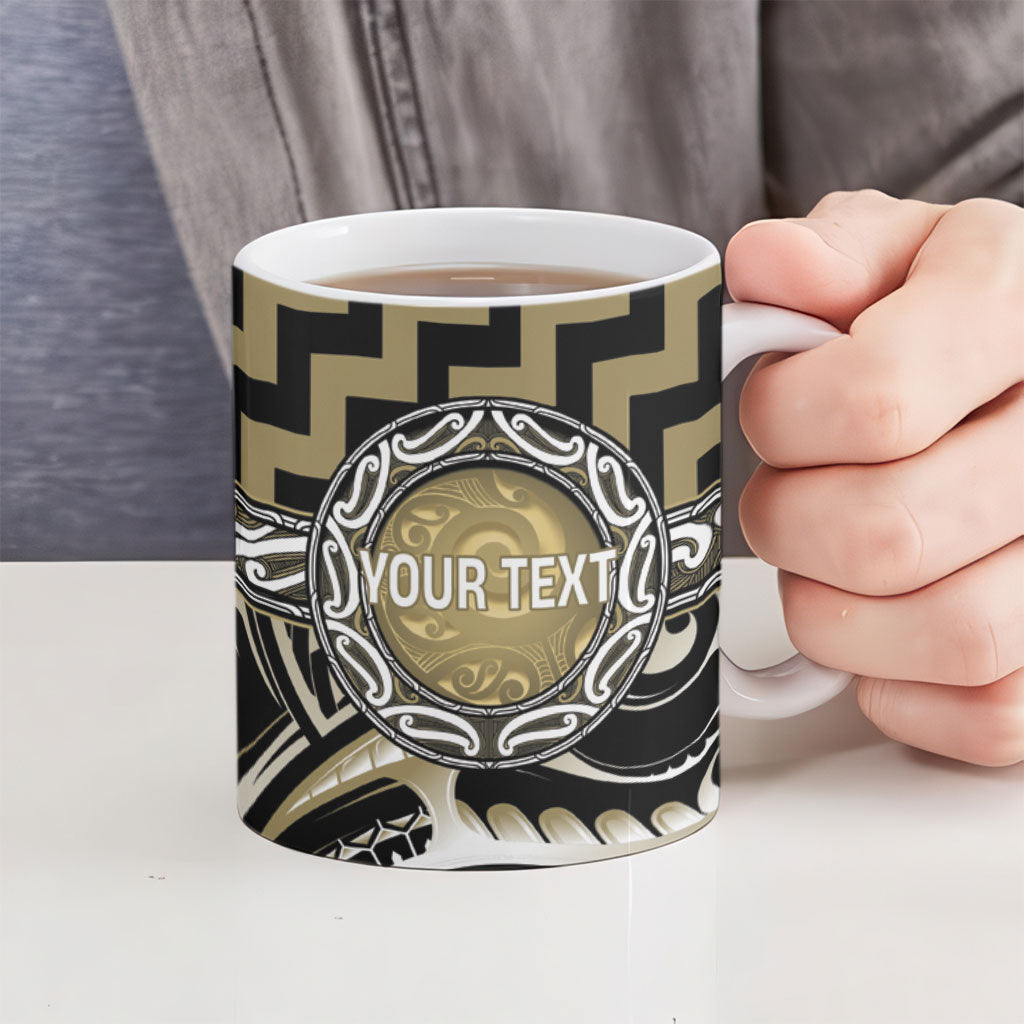 Aotearoa Waikato Tainui Personalised Ceramic Mug Maori Iwi Poutama Puhoro Tattoo LT14 - Polynesian Pride