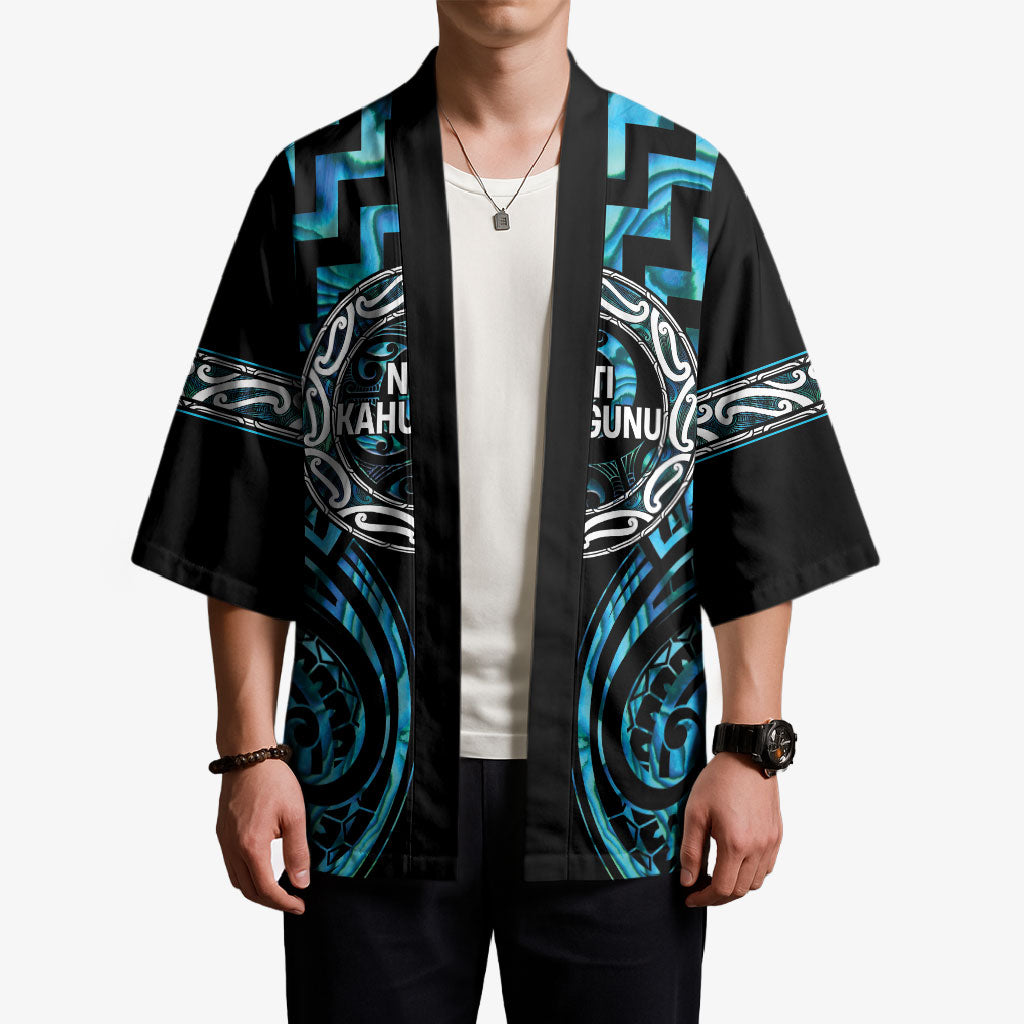 Aotearoa Ngati Kahungunu Personalised Kimono Maori Iwi Poutama Puhoro Tattoo LT14 - Polynesian Pride