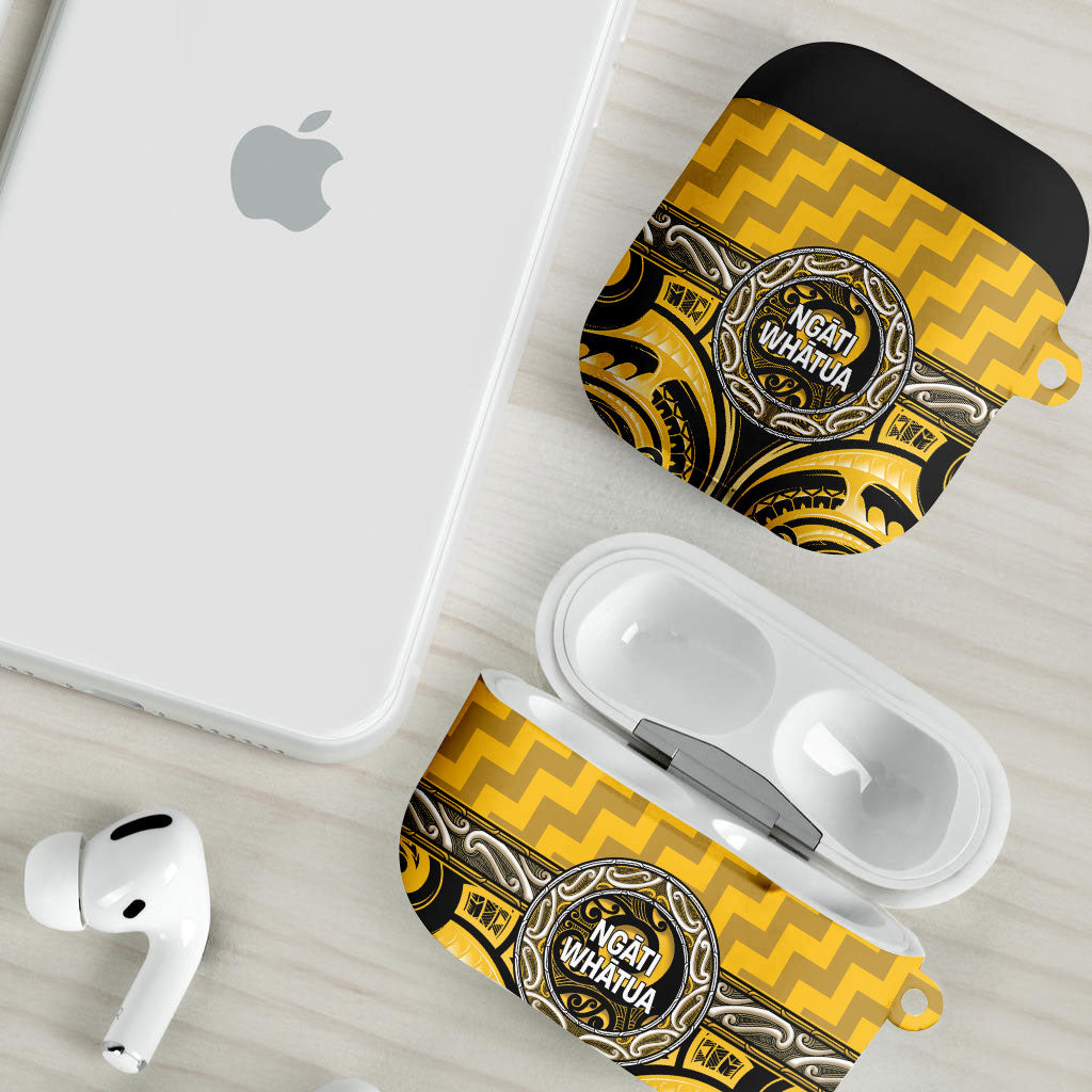 Aotearoa Ngati Whatua AirPods Case Maori Iwi Poutama Puhoro Tattoo LT14 - Polynesian Pride