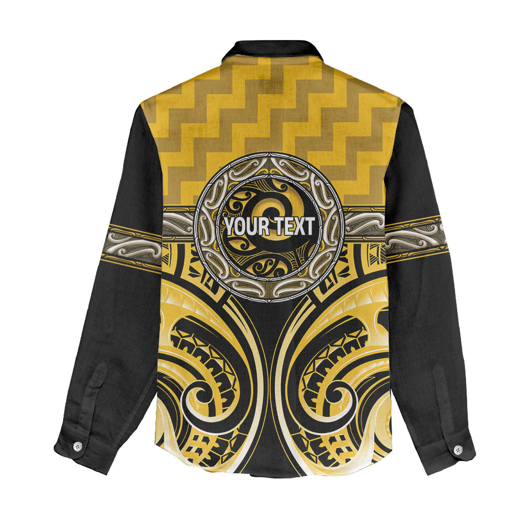 Aotearoa Ngati Whatua Personalised Women Casual Shirt Maori Iwi Poutama Puhoro Tattoo LT14 - Polynesian Pride