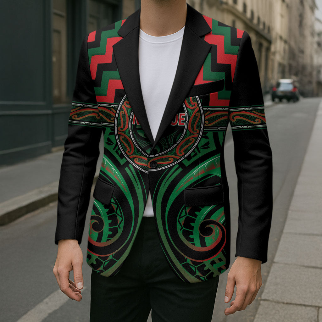 Aotearoa Ngai Tuhoe Personalised Blazer Maori Iwi Poutama Puhoro Tattoo LT14 - Polynesian Pride