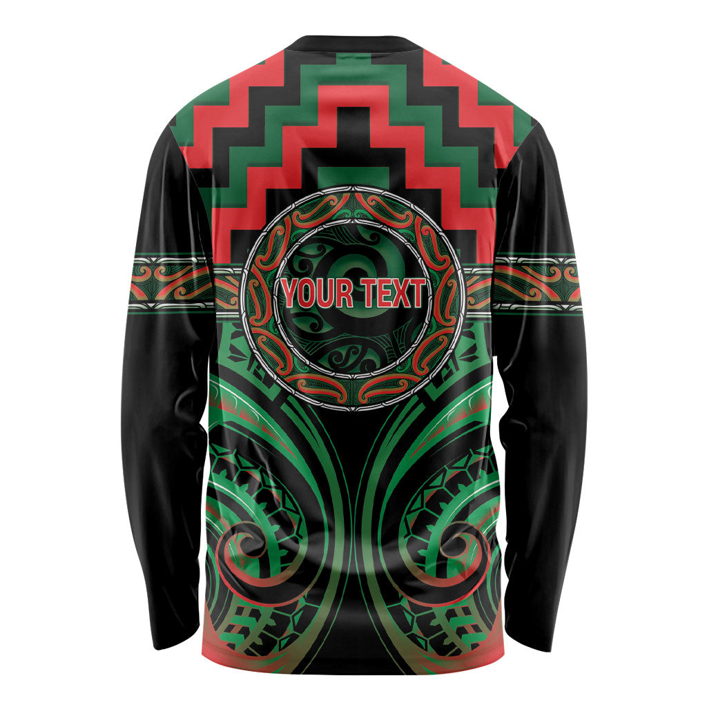 Aotearoa Ngai Tuhoe Personalised Long Sleeve Shirt Maori Iwi Poutama Puhoro Tattoo LT14 - Polynesian Pride