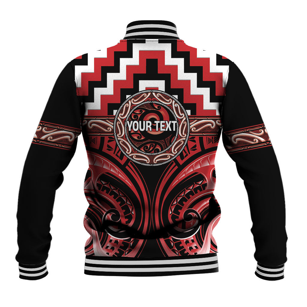 Aotearoa Te Arawa Personalised Baseball Jacket Maori Iwi Poutama Puhoro Tattoo LT14 - Polynesian Pride