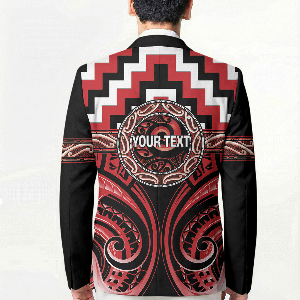 Aotearoa Te Arawa Personalised Blazer Maori Iwi Poutama Puhoro Tattoo LT14 - Polynesian Pride