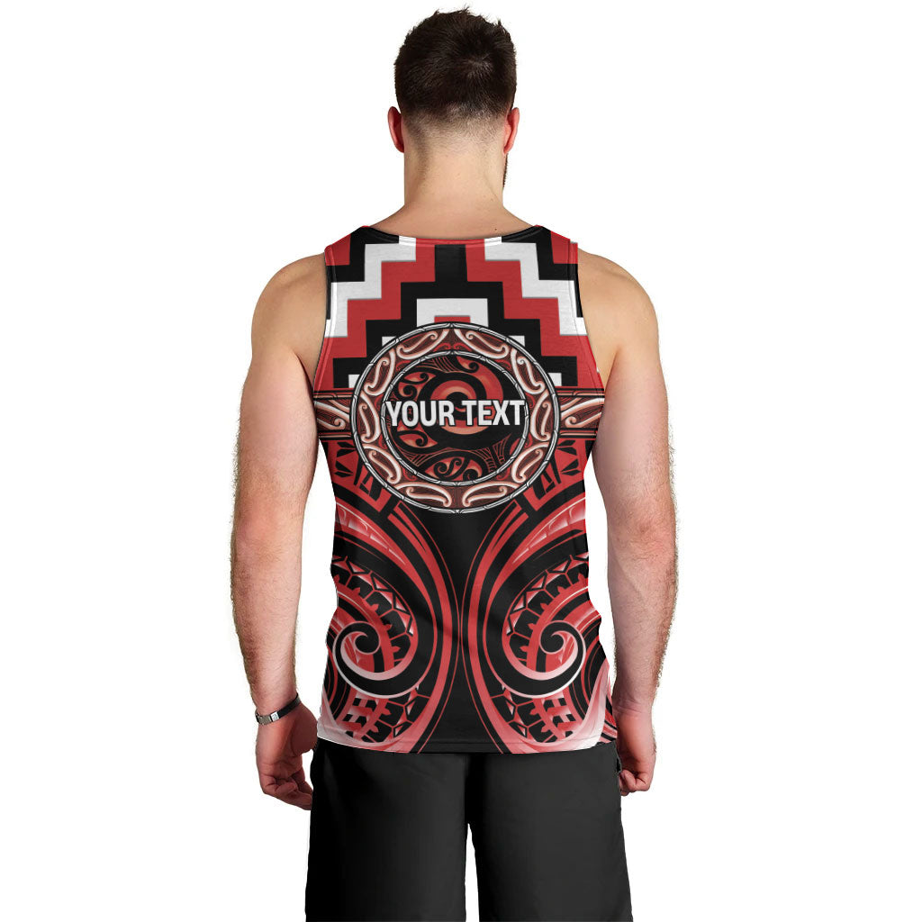 Aotearoa Te Arawa Personalised Men Tank Top Maori Iwi Poutama Puhoro Tattoo LT14 - Polynesian Pride