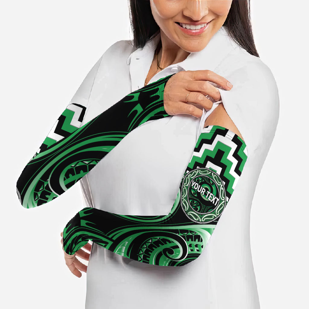 Aotearoa Ngai Tahu Personalised Arm Sleeves Maori Iwi Poutama Puhoro Tattoo LT14 - Polynesian Pride