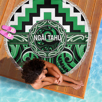Aotearoa Ngai Tahu Beach Blanket Maori Iwi Poutama Puhoro Tattoo LT14 - Polynesian Pride