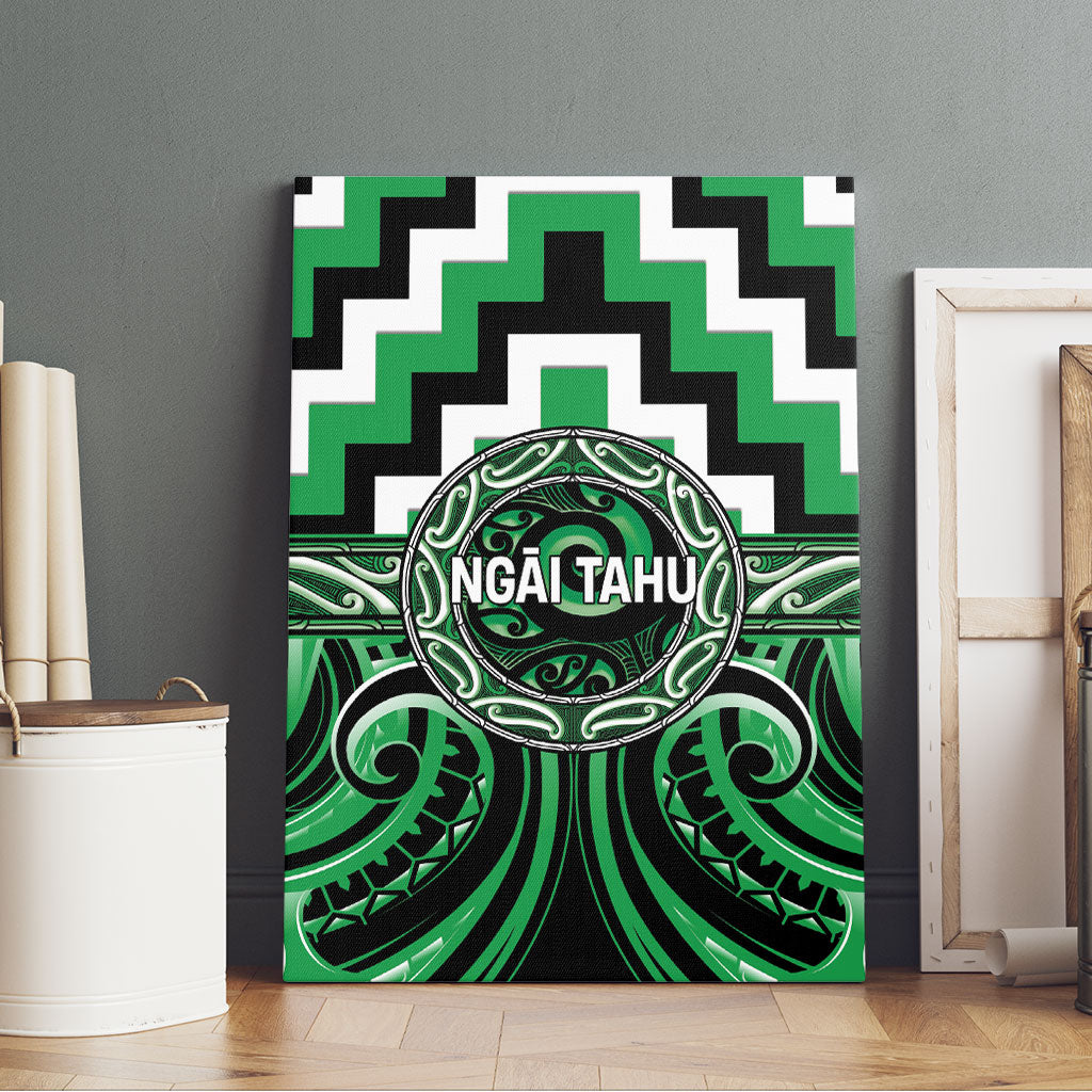 Aotearoa Ngai Tahu Canvas Wall Art Maori Iwi Poutama Puhoro Tattoo LT14 - Polynesian Pride