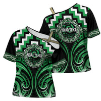 Aotearoa Ngai Tahu Personalised Cross Shoulder Shirt Maori Iwi Poutama Puhoro Tattoo LT14 - Polynesian Pride