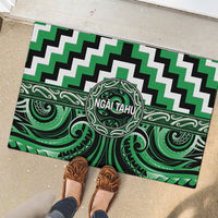 Aotearoa Ngai Tahu Rubber Doormat Maori Iwi Poutama Puhoro Tattoo LT14 - Polynesian Pride