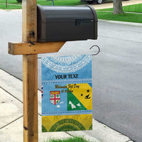 Personalised Malampa Fiji Day Garden Flag 10 October Fijian Tapa Flag Style